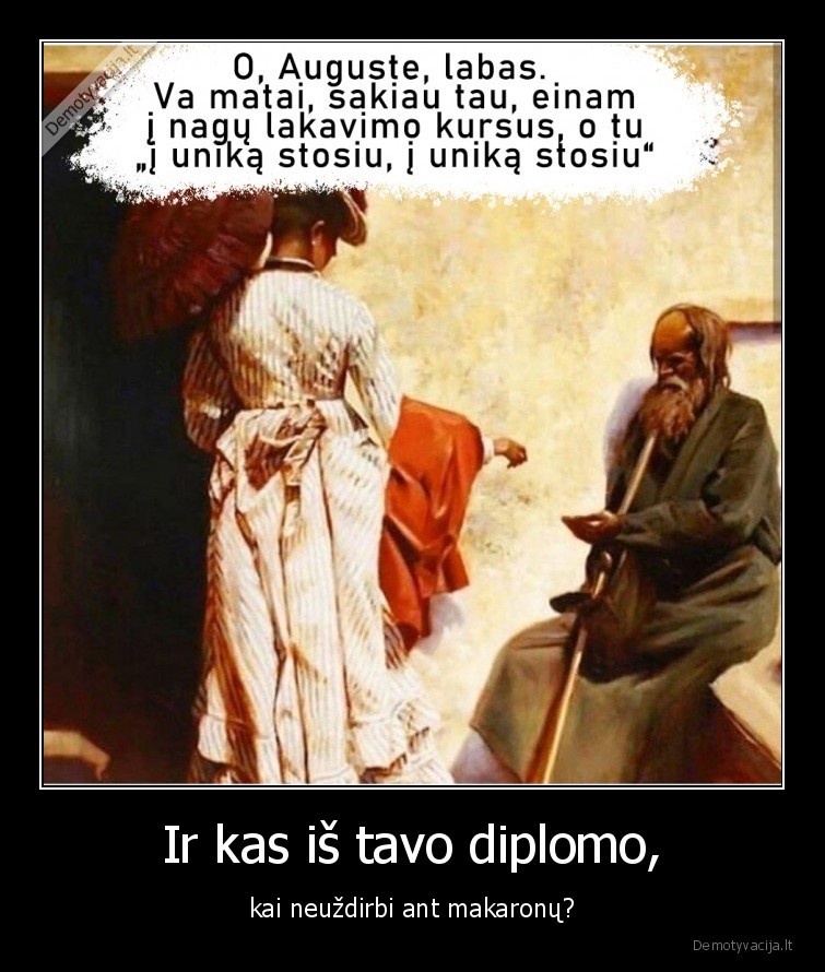 makaronai,diplomas,mokslai