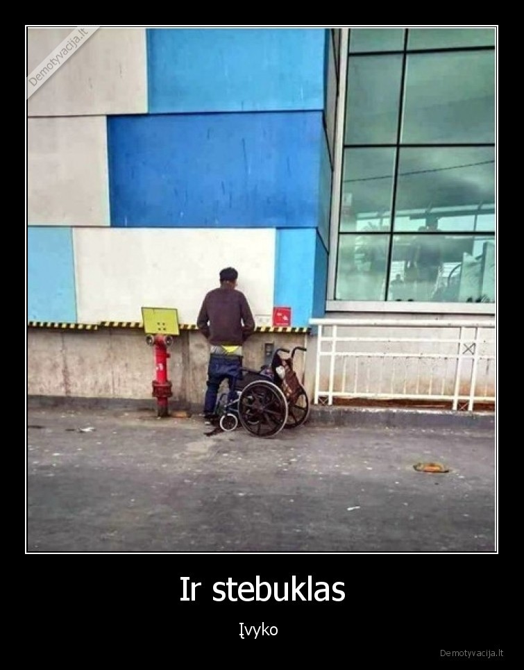 invalidas,stebuklas,vezimelis