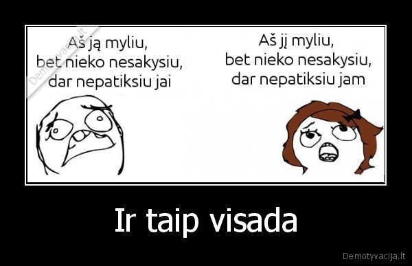 Ir taip visada