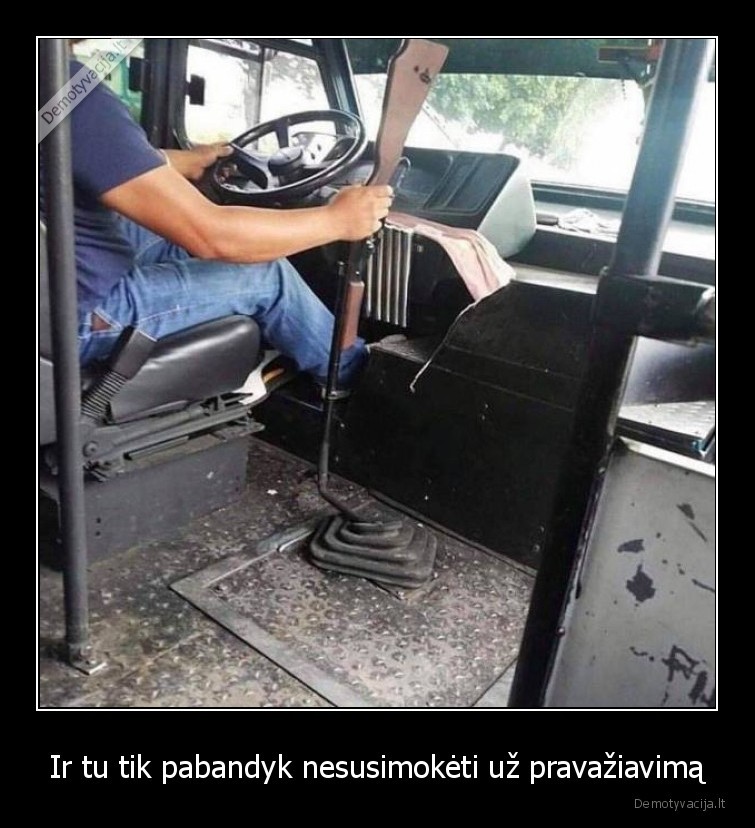 susimoketi,autobusas,pavaru, deze