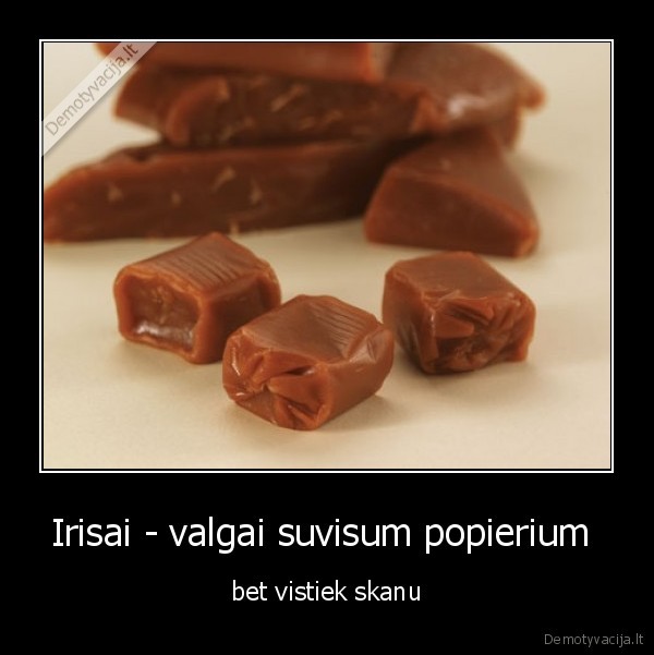 Irisai - valgai suvisum popierium 