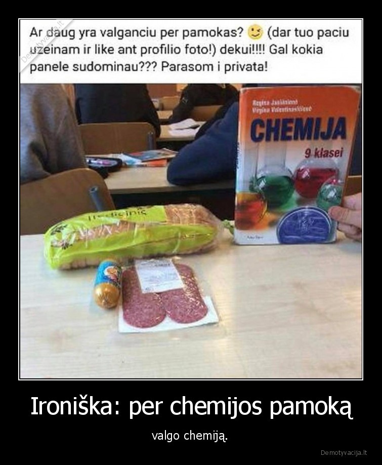 chemija,desra,pastetas,pamoka