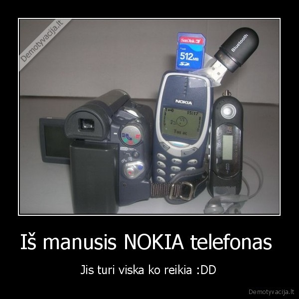 Iš manusis NOKIA telefonas 