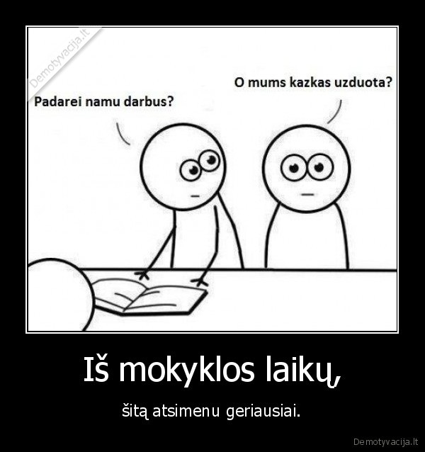 Iš mokyklos laikų,