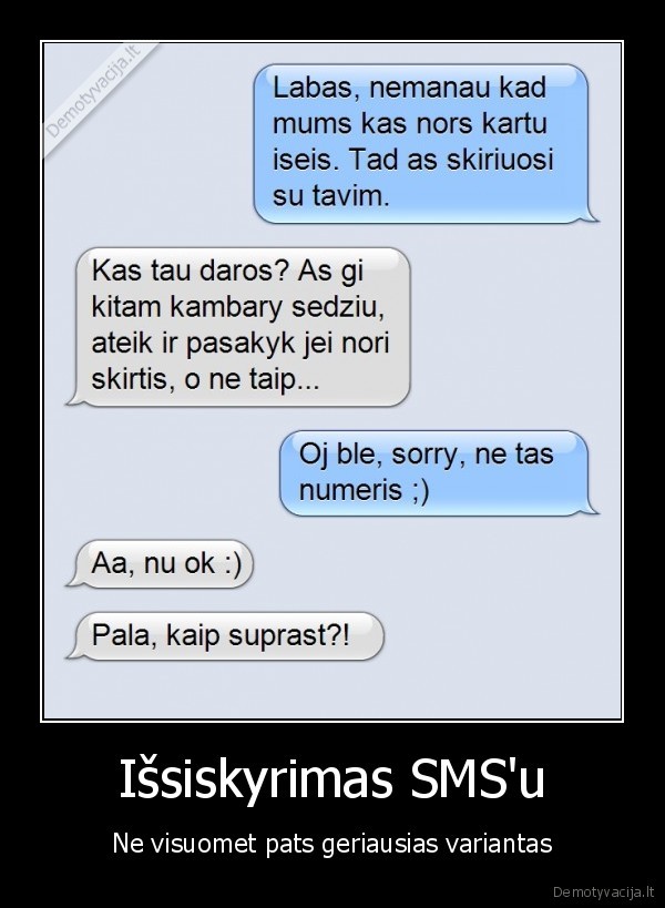 sms, skyrybos,nutruke, santykiai,sms, susirasinejimas