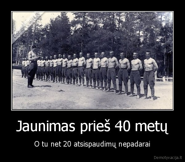 Jaunimas prieš 40 metų