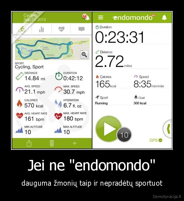 endomondo,sportas