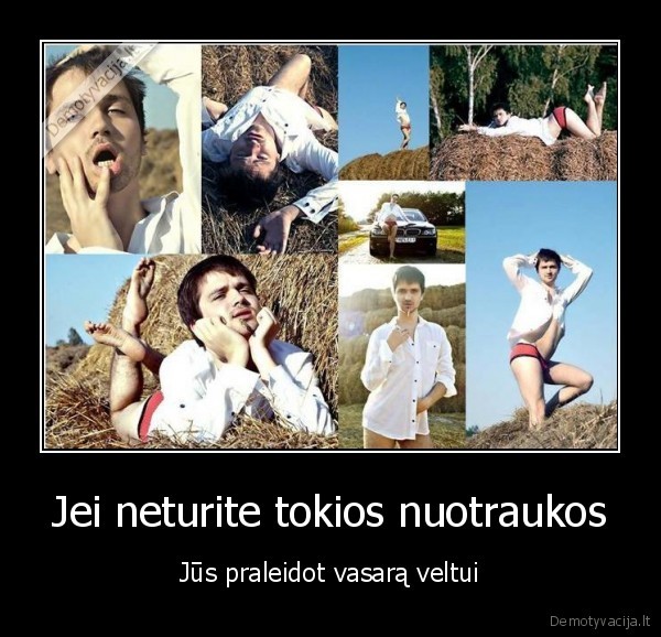 Jei neturite tokios nuotraukos