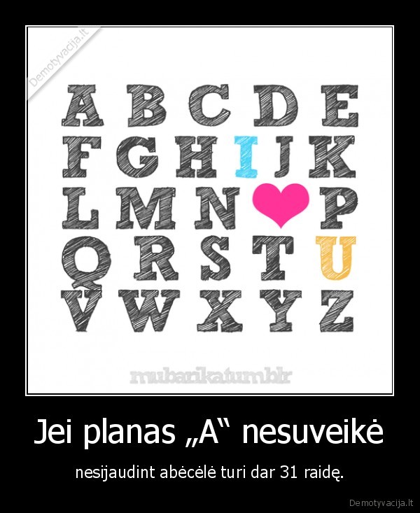 Jei planas „A“ nesuveikė