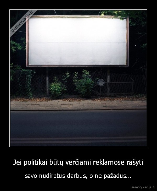 tuscias, reklaminis, stendas,politiko, reklama