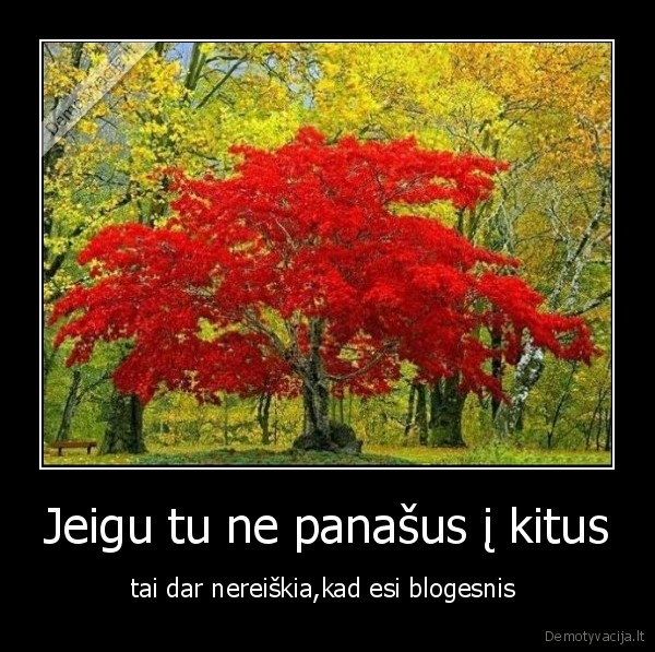 Jeigu tu ne panašus į kitus