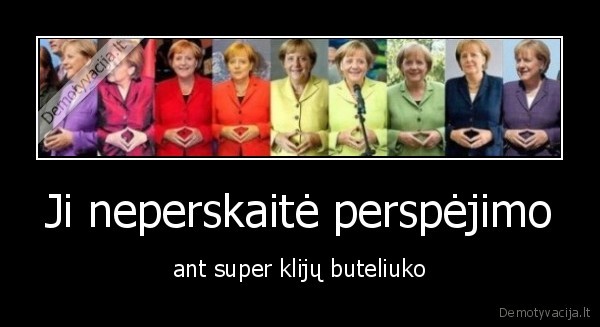 Ji neperskaitė perspėjimo