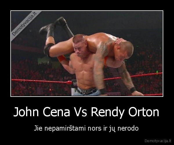 John Cena Vs Rendy Orton