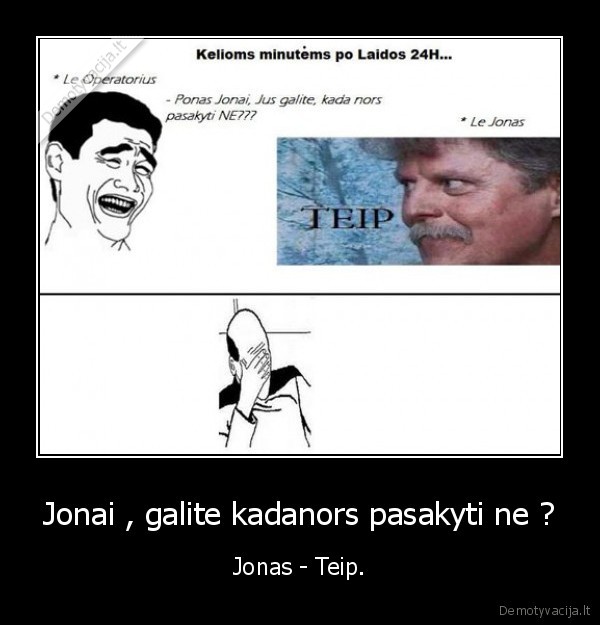 jonas,teip, 