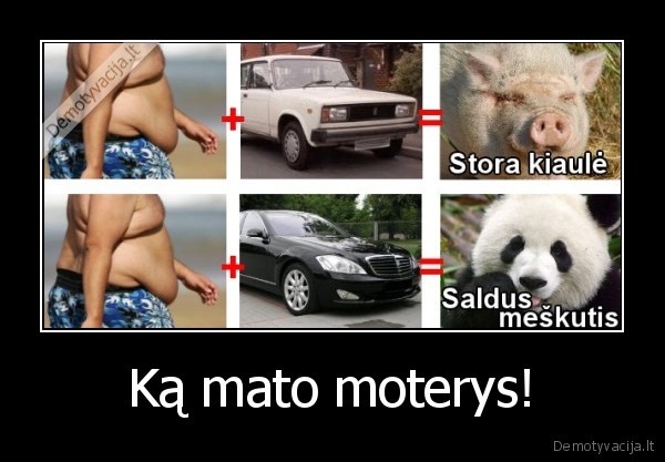 Ką mato moterys!