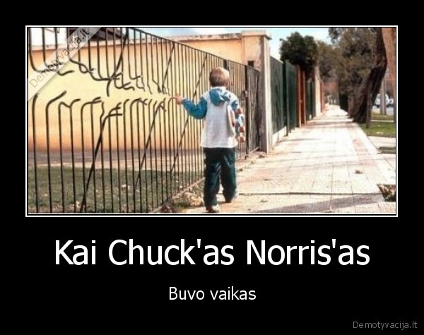 Kai Chuck'as Norris'as