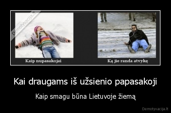 lietuviska, ziema,pliurza,sniegas