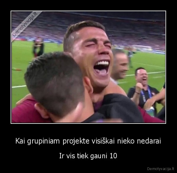 grupinis, projektas,ronaldo