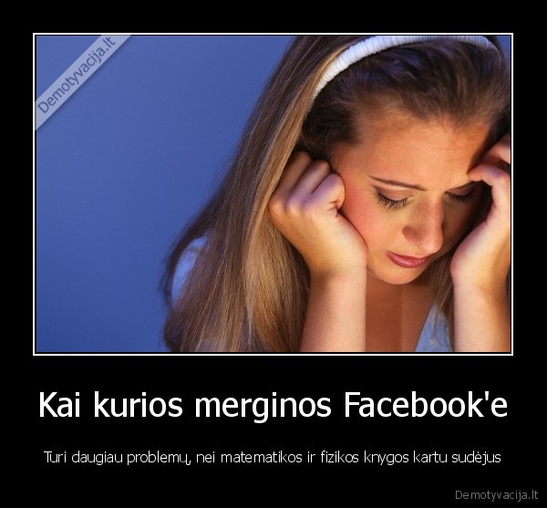 merginos, facebook, fizika, matematika, knyga