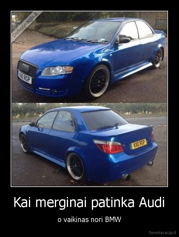 Kai merginai patinka Audi