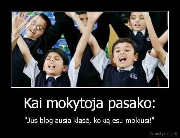 bloga, klase,sunkus, vaikai