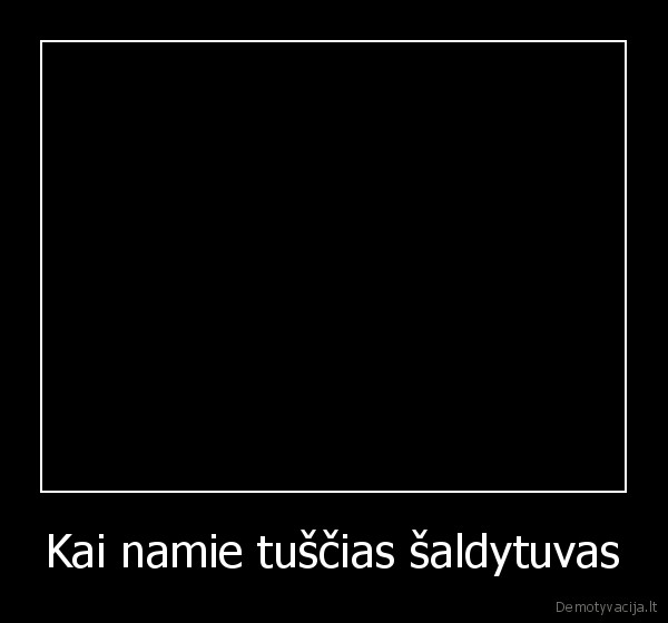 tuscias, namai, saldytuvas