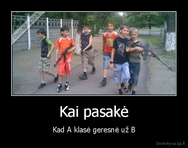 klasiu, karai,a, klase,b, klase