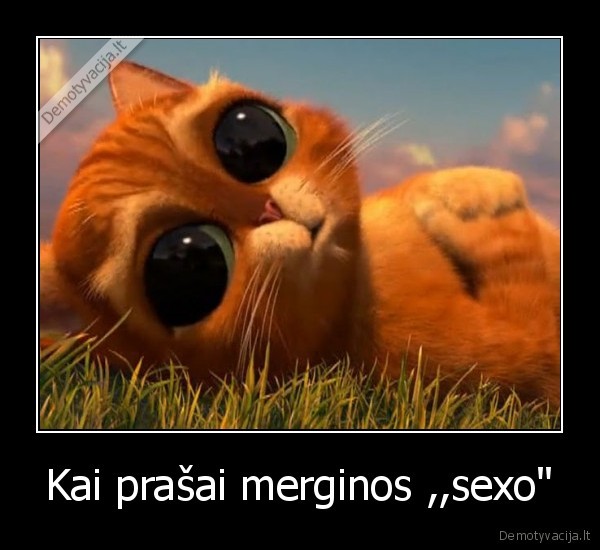 Kai prašai merginos ,,sexo&quot;