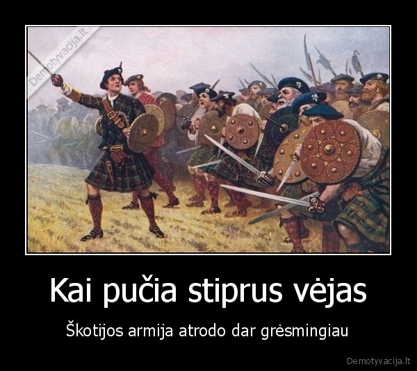 Kai pučia stiprus vėjas