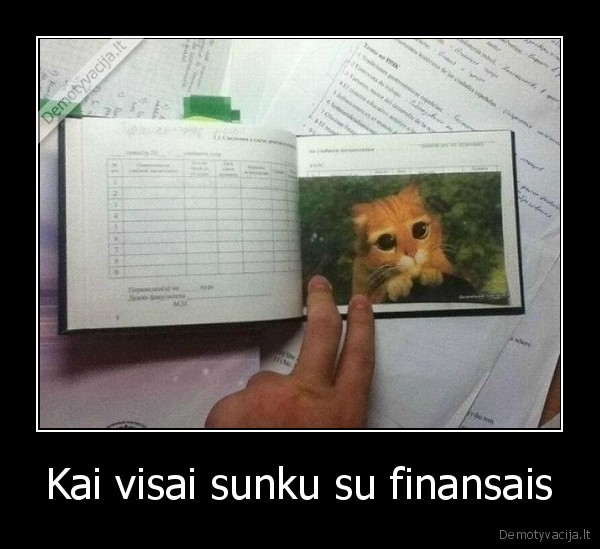 Kai visai sunku su finansais