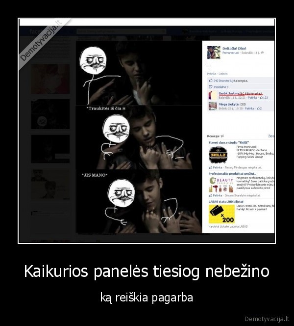 Kaikurios panelės tiesiog nebežino