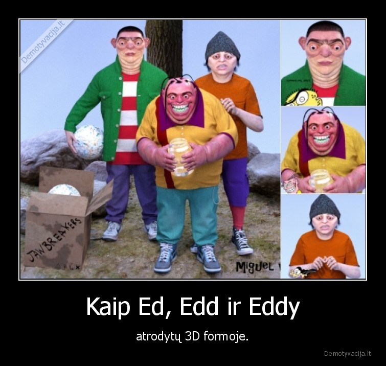 ed, edd, and, eddy,3d,gyvenimas