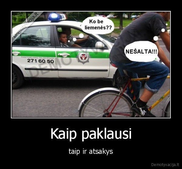 Kaip paklausi