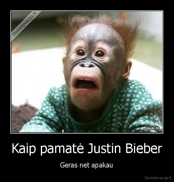 Kaip pamatė Justin Bieber