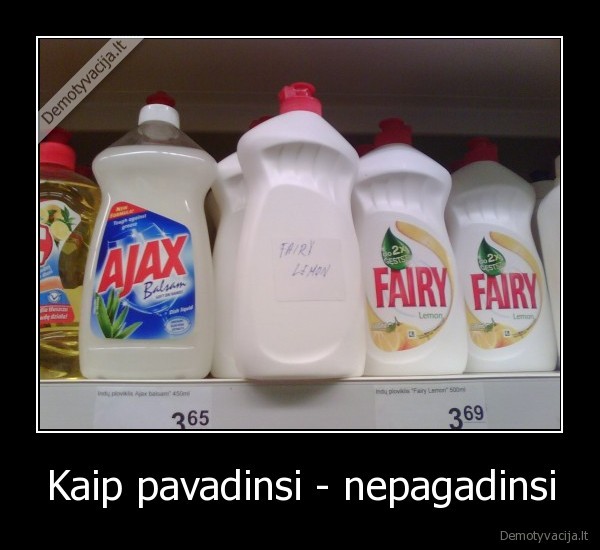 Kaip pavadinsi - nepagadinsi