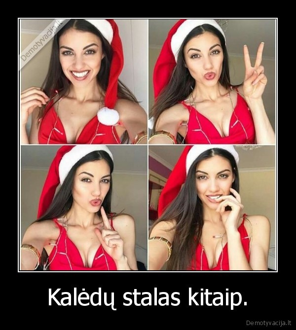 Kalėdų stalas kitaip.