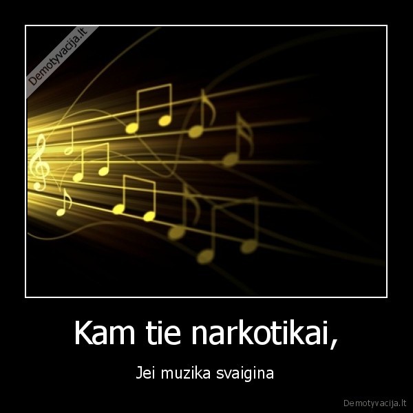 muzika, narkotikai