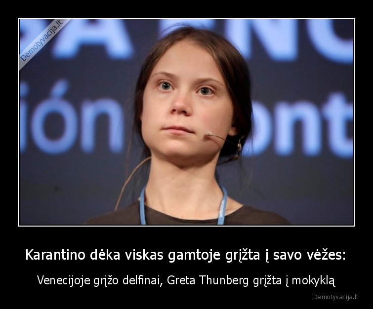 greta, thunberg,mokykla,grizta,pandemija,karantinas