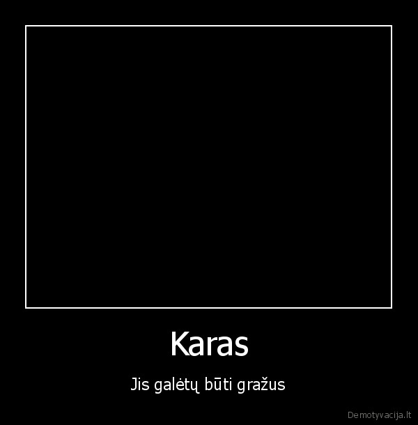 karas, grozis