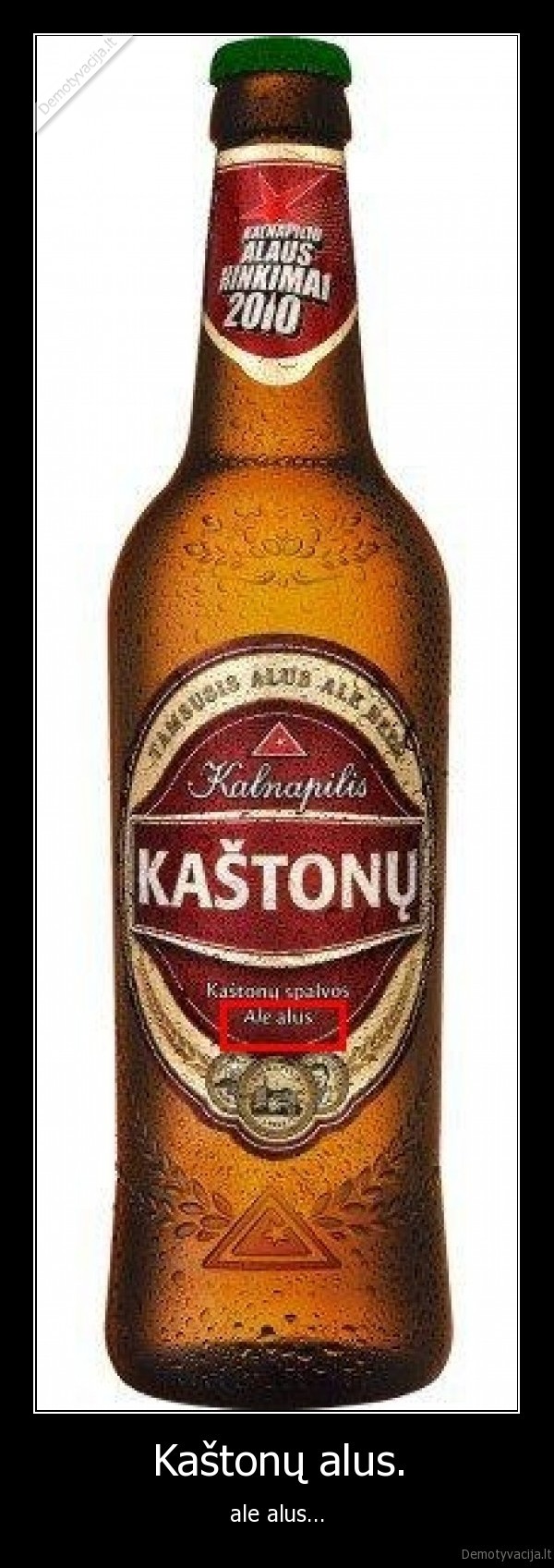 Kaštonų alus.