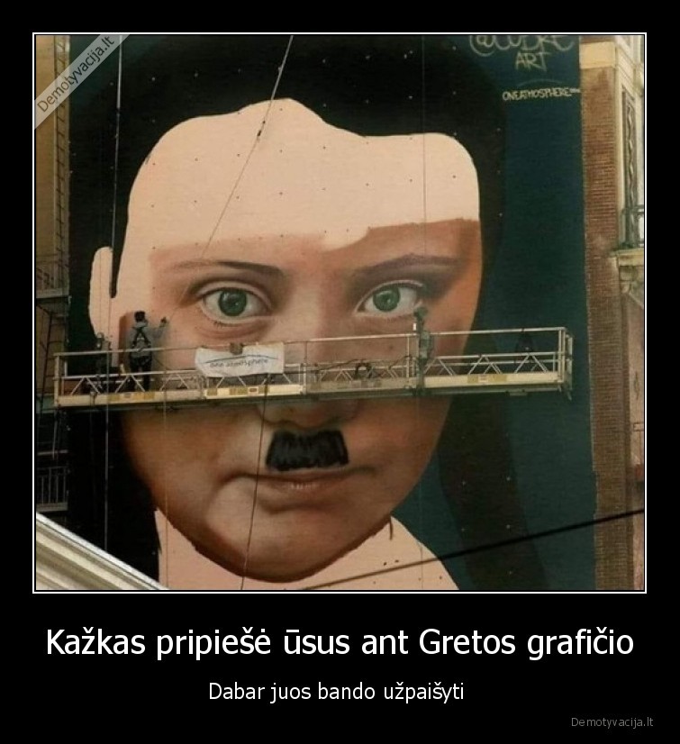 greta, thunberg,grafitis,menas