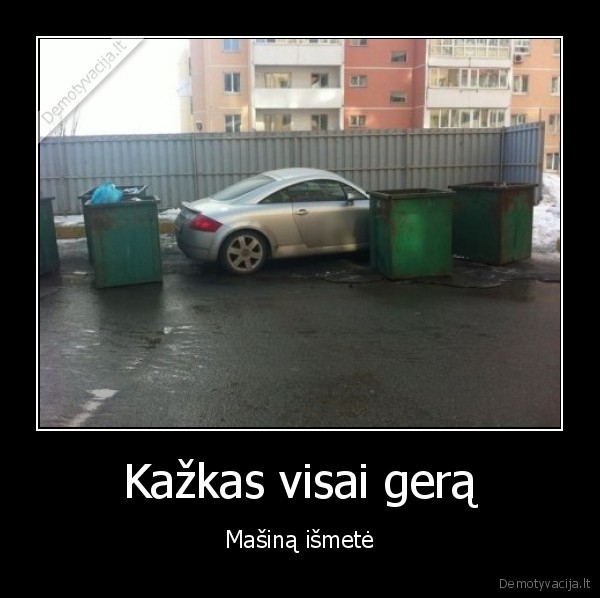 audi, tt,ismesta, masina,siuksliu, konteineriai