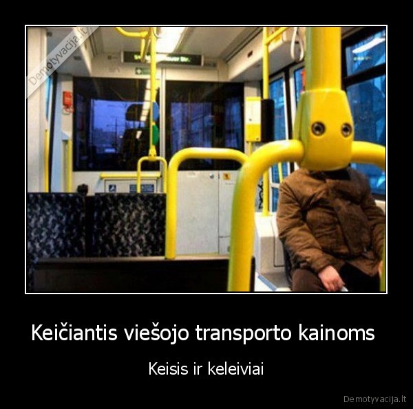 Keičiantis viešojo transporto kainoms 