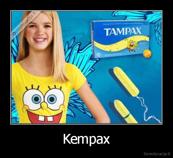 tamponai,tampax,kempiniukas