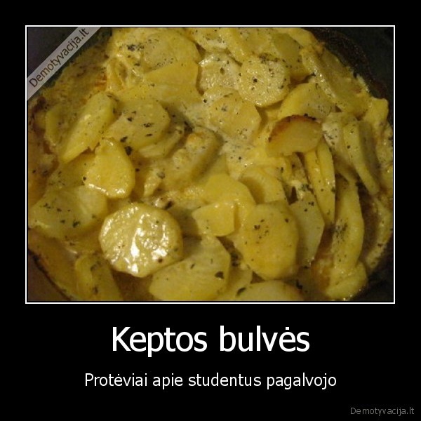 Keptos bulvės