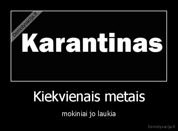 Kiekvienais metais