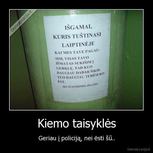 Kiemo taisyklės