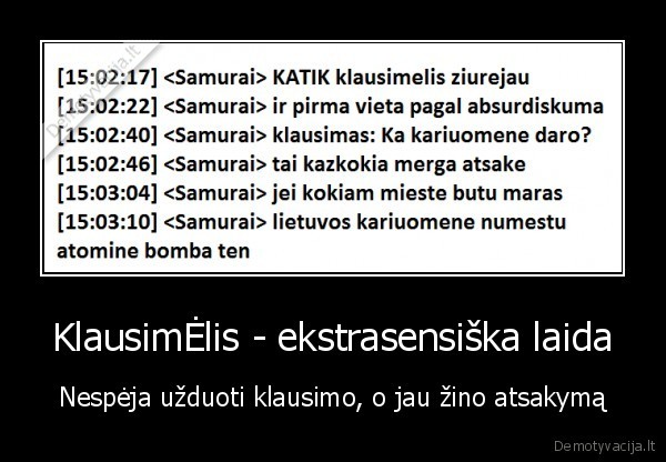 KlausimĖlis - ekstrasensiška laida