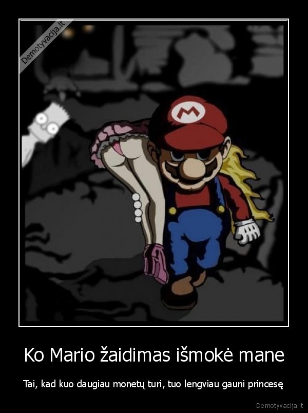 Ko Mario žaidimas išmokė mane