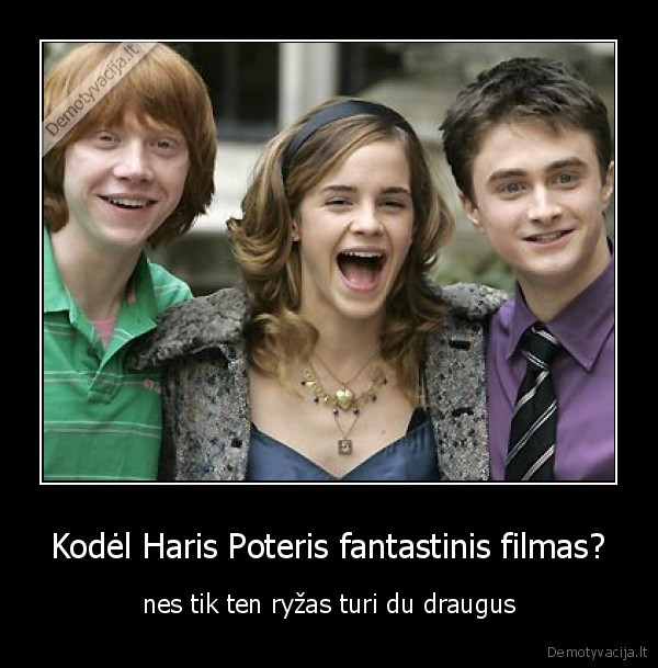 Kodėl Haris Poteris fantastinis filmas?